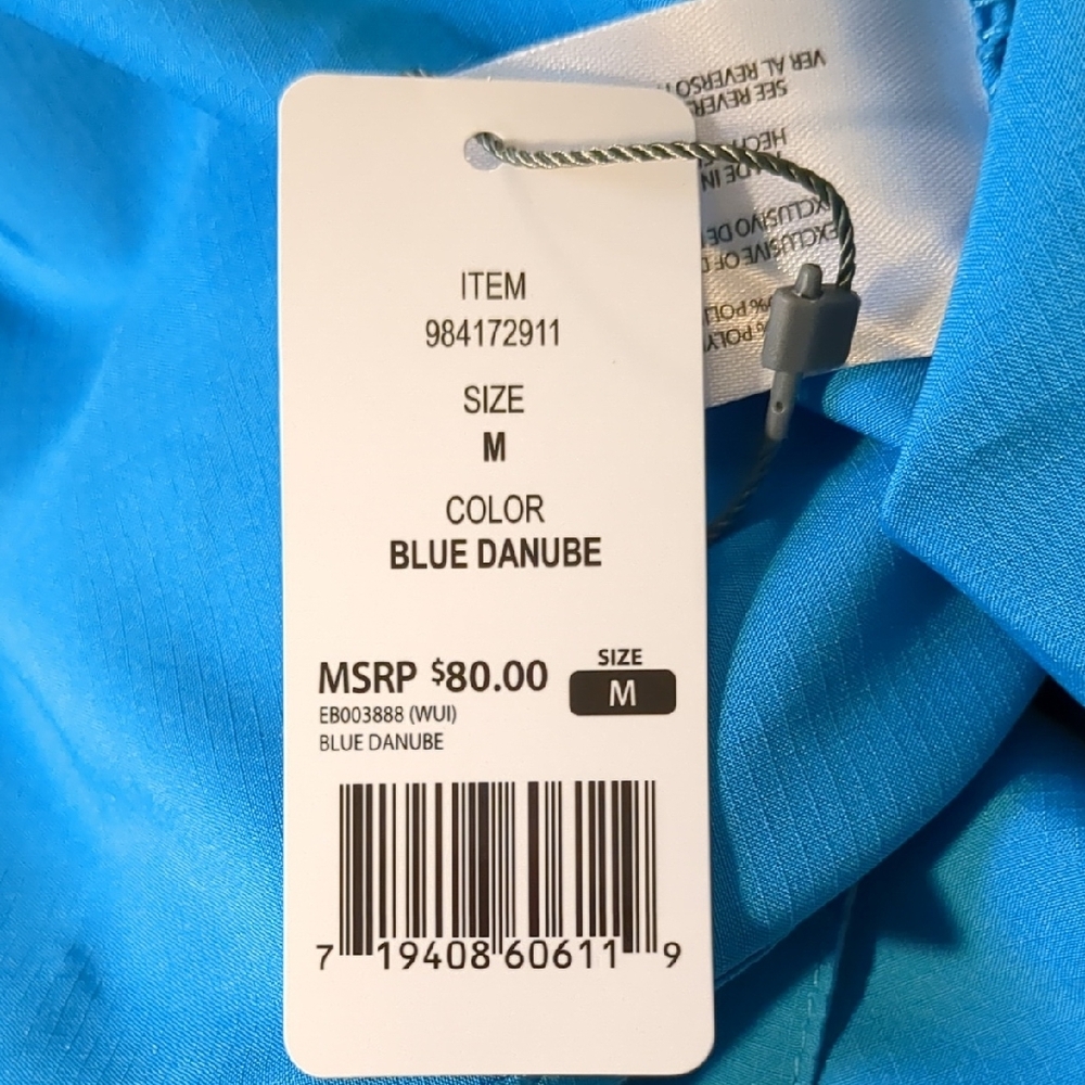 Eddie Bauer‎ Short Sleeve Vented Safari Hunting Fishing Shirt Blue Danube - Picture 7 of 7